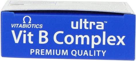 Vitabiotics Ultra Vitamin B Complex 60 Tablets Essential B Vitamins