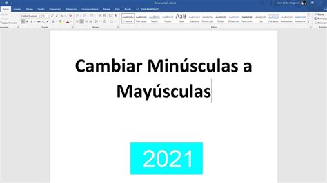 Como cambiar letras minúsculas a mayúsculas YouTube