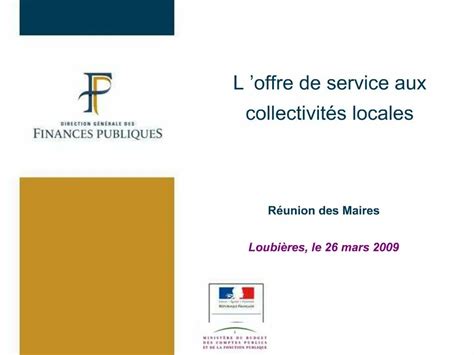 Ppt L Offre De Service Aux Collectivit S Locales Powerpoint