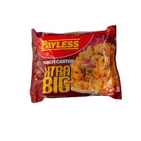 Payless Pancit Canton Xtra Big Extra Hot