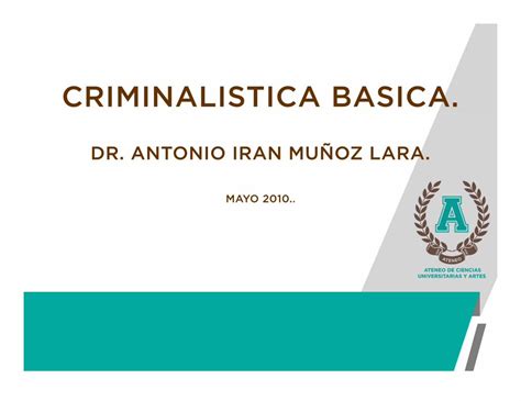 Pdf Criminalistica Basica Modo De Compatibilidad Planimetria