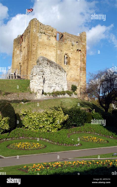 Guildford Castle And Grounds Surrey England Uk Stock Photo Alamy