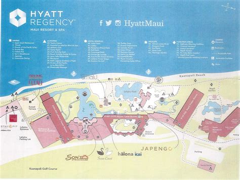 Hyatt Regency Maui Resort Map - Friends Fall 2024