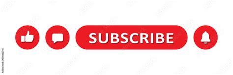 Subscribe Button And Bell Icon Like Comment Subscribe Buttons For