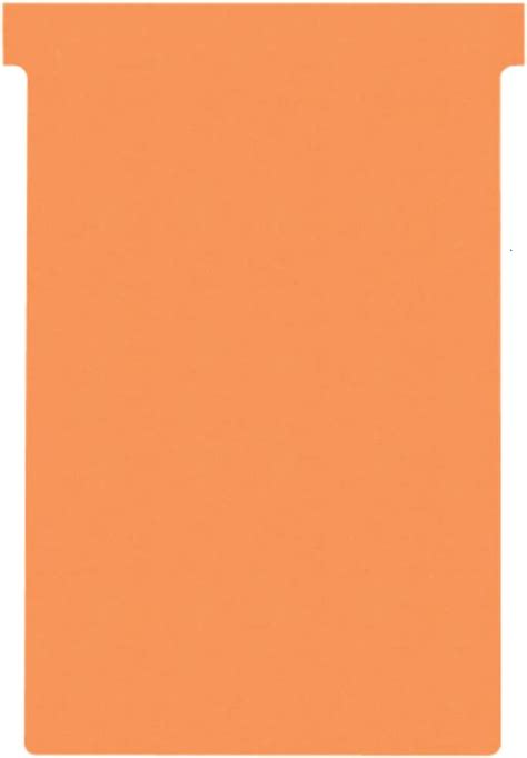 Nobo Card Board Accessory T Cards Size 1 5 Pack Of 100 Index 4 Orange