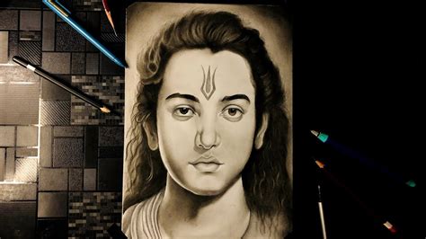 JAY SHREE RAM SHRI RAM SKETCH TUTORIAL HOW TO SKETCH SHREE RAM