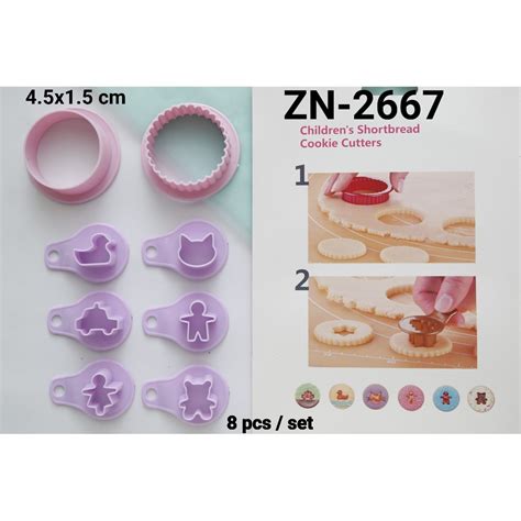 Jual Zn Cutter Cetakan Fondant Kukis Cookie Cutter Thumb Print