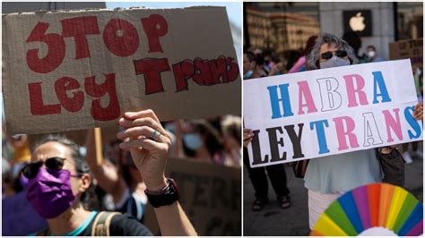 Protestas De Las Organizaciones Feministas Contra La Ley Trans