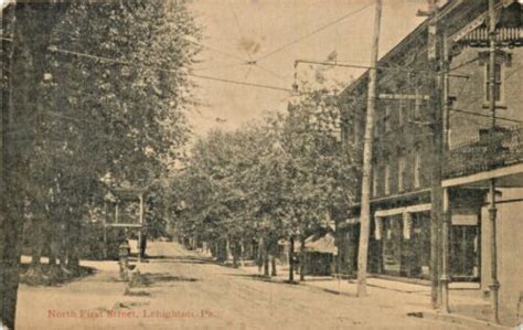 A Quiet Day On North First Street Lehighton Pennsylvania Pa Ebay