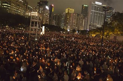 「堅持的人仍會堅持下去」 香港維園舉辦六四燭光晚會 上報 Line Today