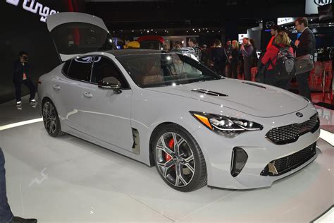 2018 Kia Stinger Looks Like A Porsche Panamera In Nardo Gray Paint