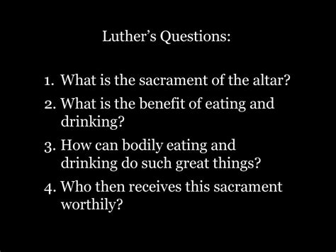 Martin Luthers Small Catechism An Introduction Ppt Download