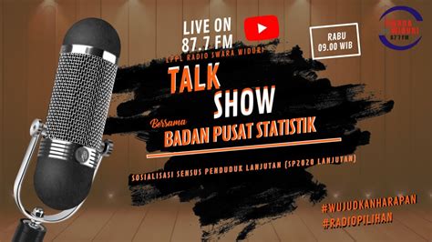 Talkshow Bersama Bps Badan Pusat Statistik Kabupaten Pemalang Youtube