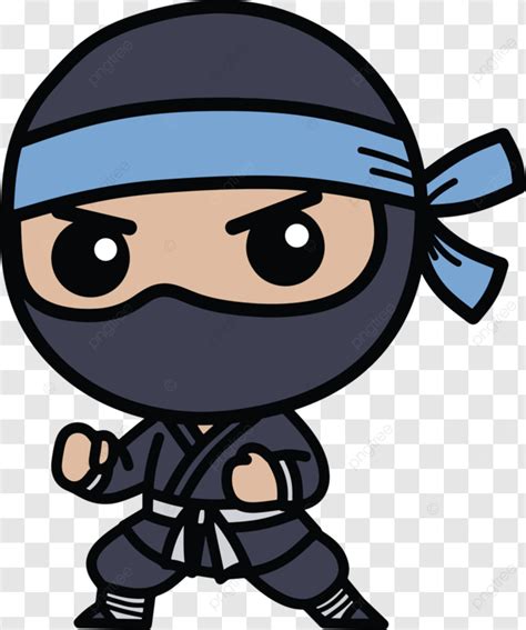 Ninja De Dibujos Animados Lindo Vector PNG dibujos Ninjas Japón