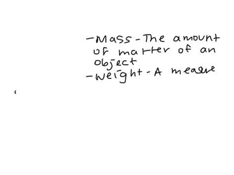 SOLVED:A balance scale determines the mass of an object by comparing ...