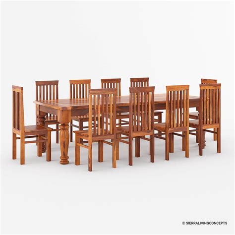 Clermont Rustic Furniture Solid Wood Dining Table Set