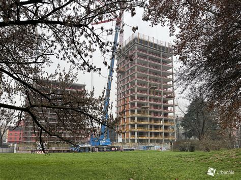 Milano Rottole Cantiere Park Towers Dicembre Si Alza La Gru