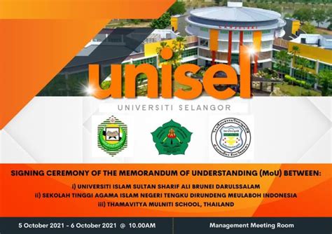 Unisel Meterai Kerjasama Dengan Institusi Pendidikan Dari Brunei