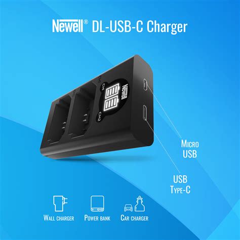 Newell Dl Usb C Dual Channel Charger For Dmw Blk Battery Fdirect Eu