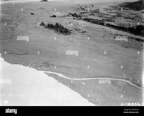 Alaska - Wrangell, Aerial Photograph Stock Photo - Alamy