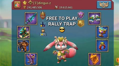 Lords Mobile Free To Play Chest Opening Solo Trap To Rally Trap YouTube