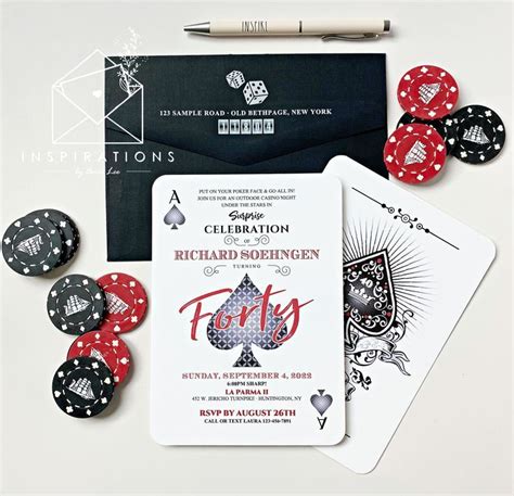 Casino Party Invitations