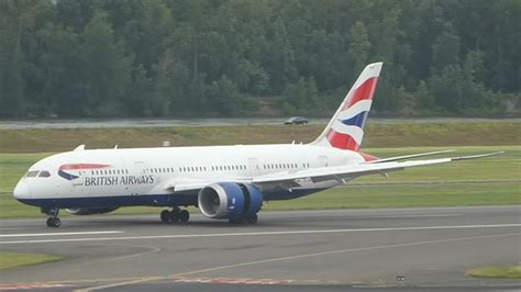 INAUGURAL FLIGHT British Airways Boeing 787 8 Dreamliner G ZBJA