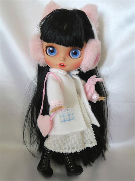 NEW Cool Doll Fabric Blythe Black Hair Naked For Modifying Or With Clothes Shoes Etc Jointed
