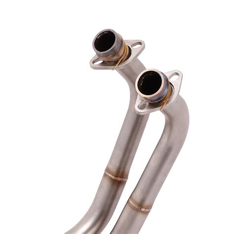 Motorcycle Mm Front Link Pipe Stainless Steel Lossless Connet