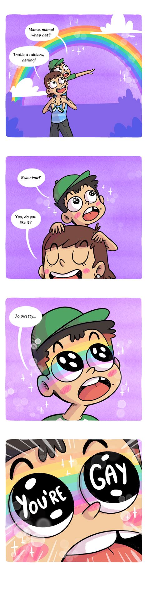 Hey I M Gay Comic On Behance