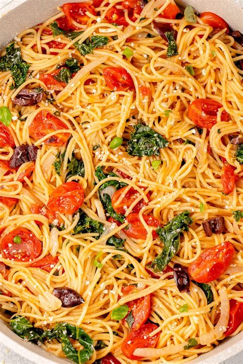 Easy One Pot Pasta Sweet Simple Vegan Recipe One Pot Pasta Pasta