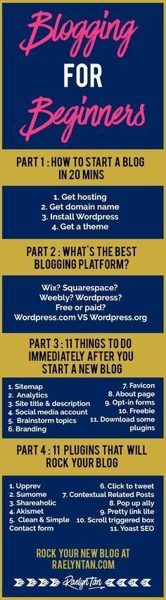 Blogging For Beginners How To Start A Blog In 20 Minutes Money Blogging Business Blog How