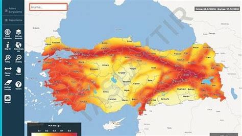 Deprem Riski En Az Ve En Y Ksek Llere G Re T Rkiye Nin Fay Hatt Ve