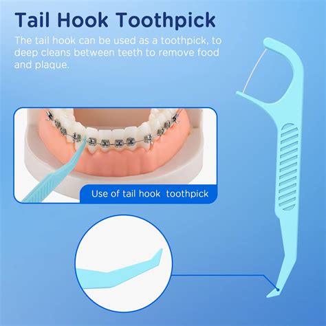 Frehut Unidades De Hilo Dental Para Ortodoncia P As De Hilo