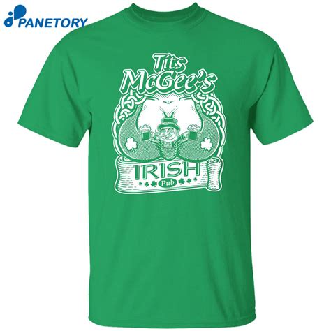 Tits Mcgee S Irish Pub St Patrick S Day Shirt 2024