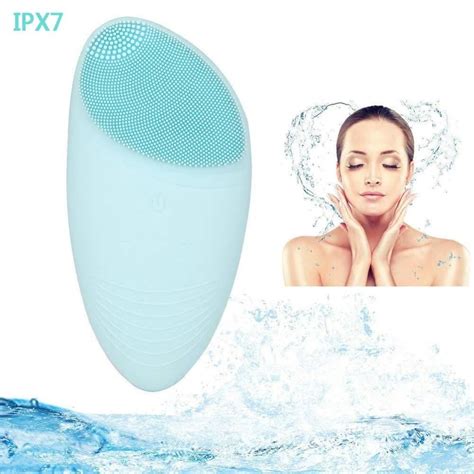 Electric Waterproof Silicon Facial Cleaner And Masager Vibrating Rechargeable Deep Cleansing