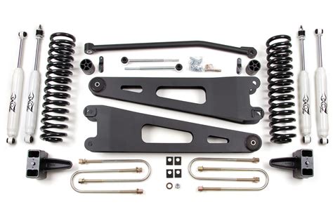 Zone Offroad 4 Radius Arm System Lift Kit 2005 2007 Ford F250350