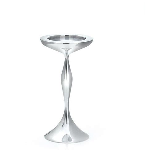 Nambe Bella Pillar Candlestick SmallNambé Bella Pillar Candlestick