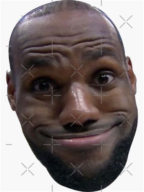 "Lebron James smiling" Sticker by rodentpad | Redbubble