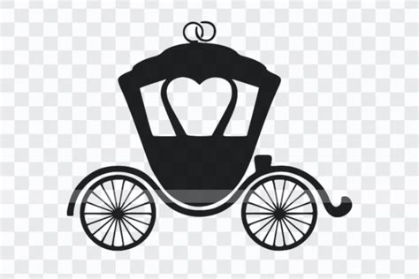 Princess Carriage Svg File Silhouette Grafica Di Happy Heart Craft