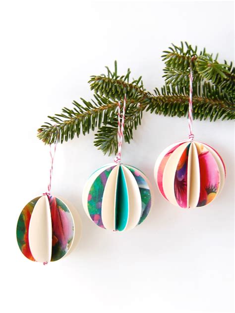 Easy DIY Ornaments Made Out of Old Holiday Cards - C.R.A.F.T.