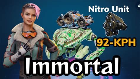 Immortal Mender Using Nitro Unit War Robots Gameplay Youtube