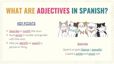 Spanish Adjectives Rules Uses Of Adjectives In Spanish