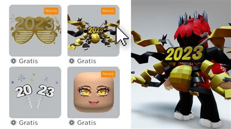 RAPIDO NOVOS ITENS GRATIS ANO NOVO TEMPO LIMITADO No ROBLOX