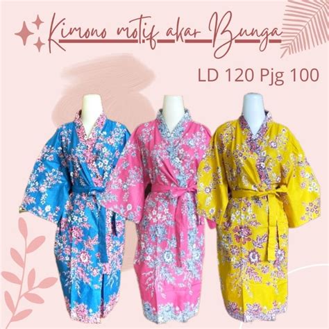 Jual Kimono Batik Pria Wanita Baju Tidur Hotel Spa Klinik Pasien Ibu