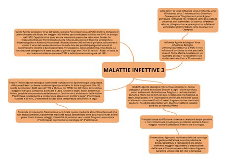 Malattie Infettive 3 Mappa Concettuale Igiene Studocu