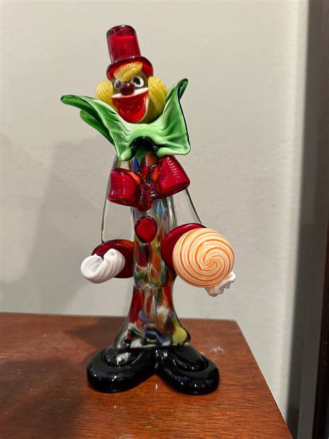 Murano Glass Clown Figurine 6035