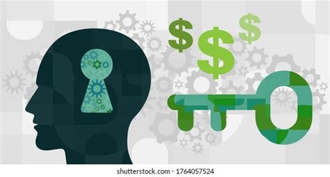 Vector Illustration Millionaire Mindset Visual Money Stock Vector Royalty Free 1764057524