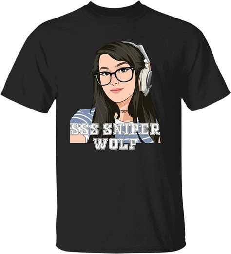 Wawni Sssniperwolf Merch Sssniperwolf Unisex T Shirt Black