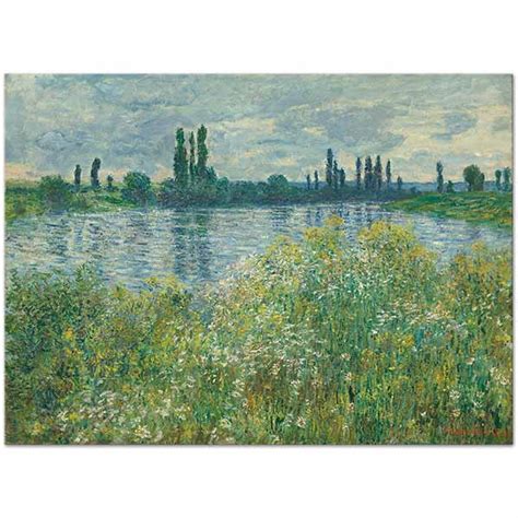 Claude Monet Banks Of The Seine Vetheuil Art Print Canvastar